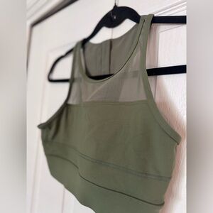 ZYIA Active Mesh Half Zip-Up Sports Bra size XS